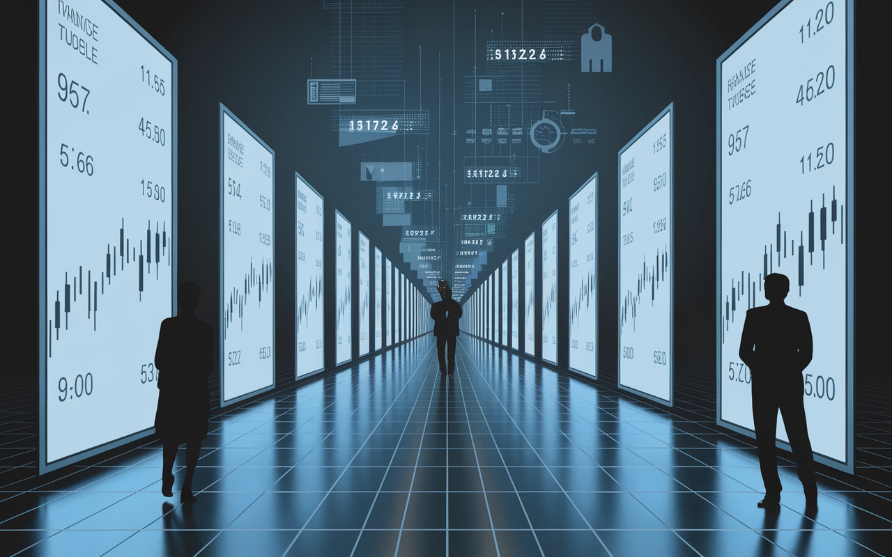 blockchain bourse salle de marché dynamique