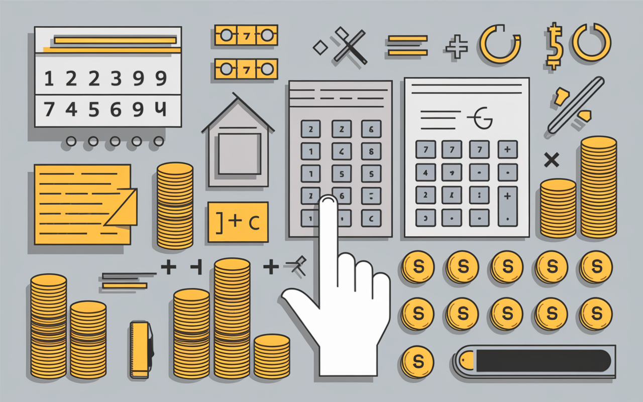 formule de calcul du resultat net schematique