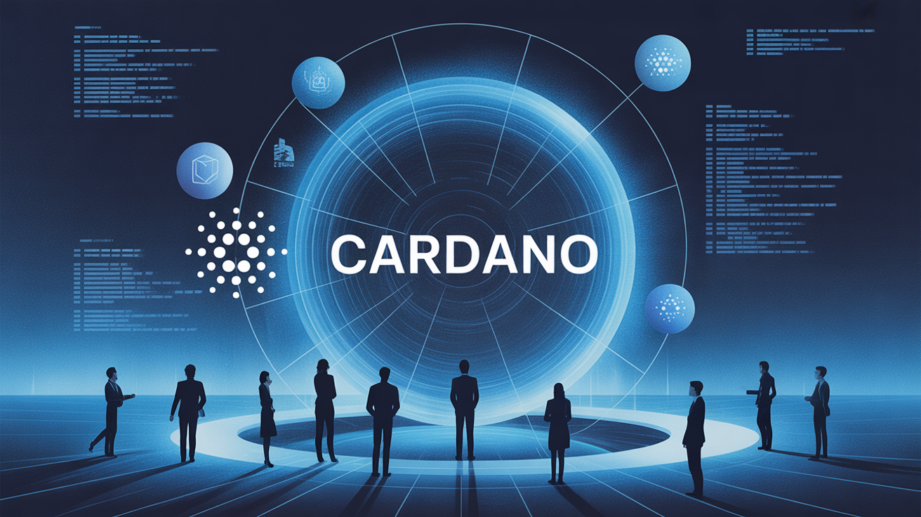 image cardano cercle technologique bleu