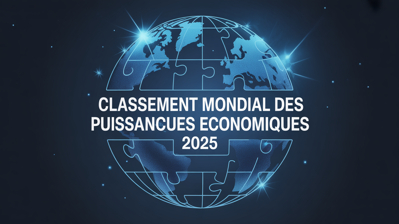 infographie classement puissance économique mondiale 2025