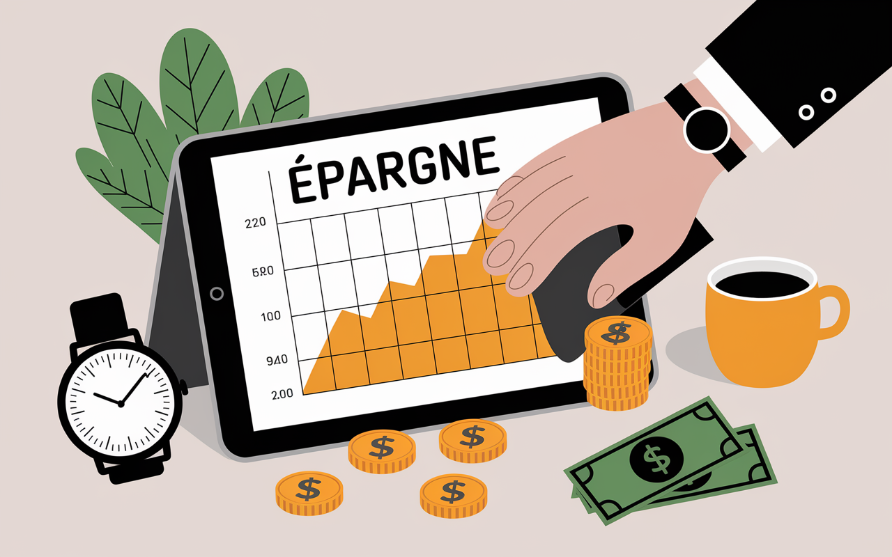 Tablette graphique epargne simulation
