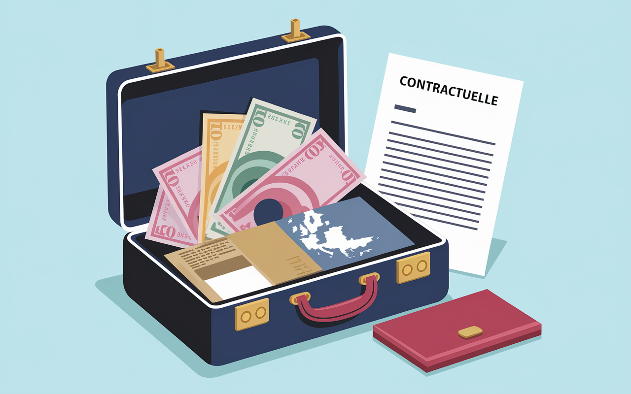 valise eurodevise billets devises