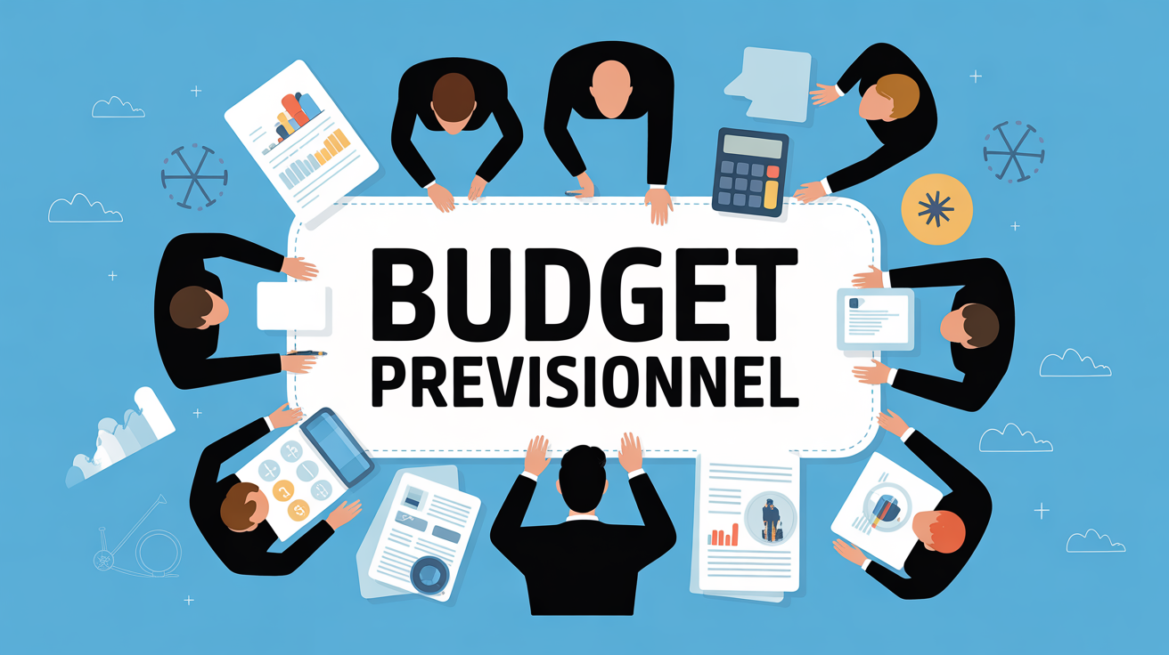 exemple budget prévisionnel silhouettes tableau