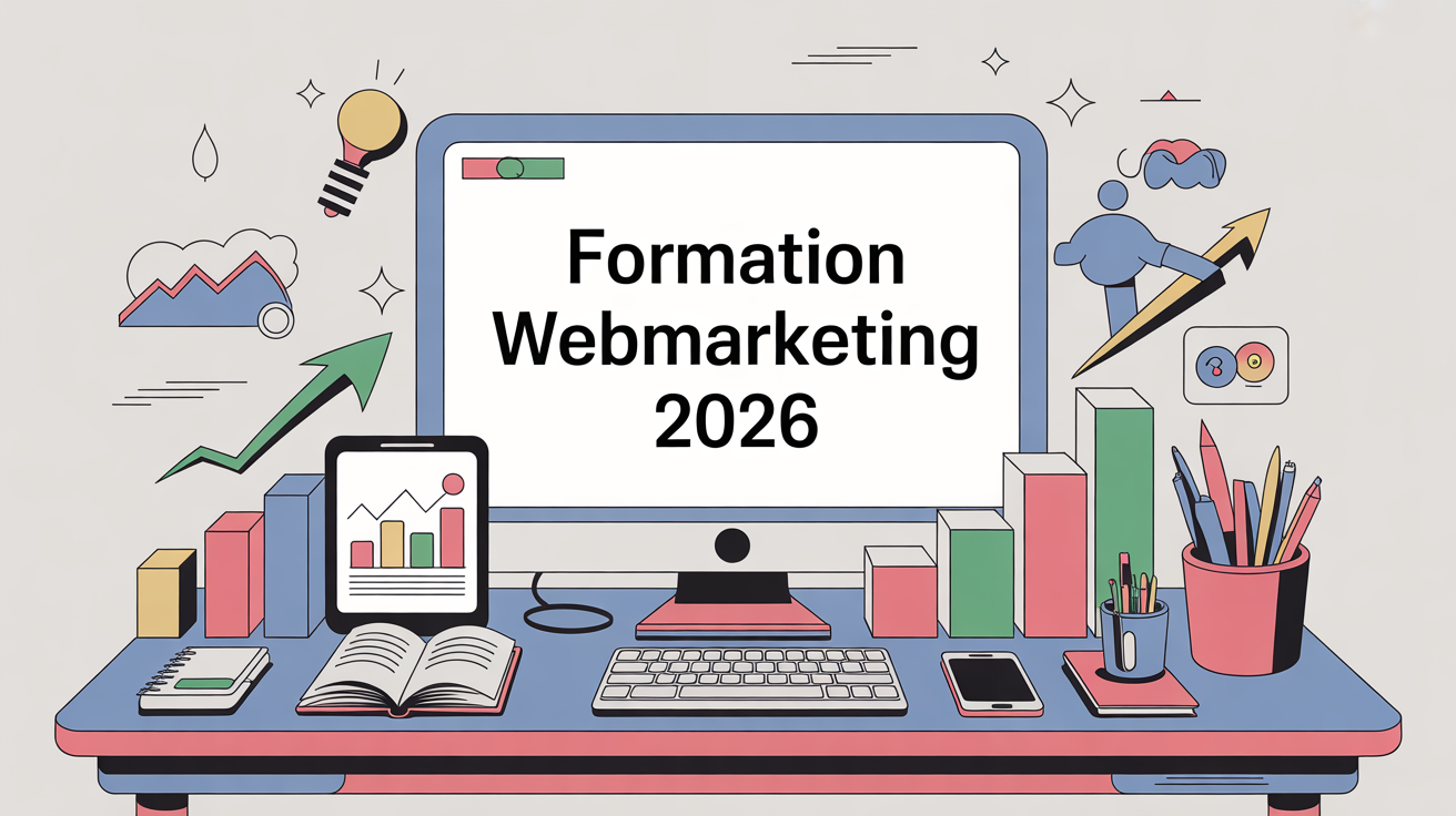 illustration formation webmarketing 2026 moderne
