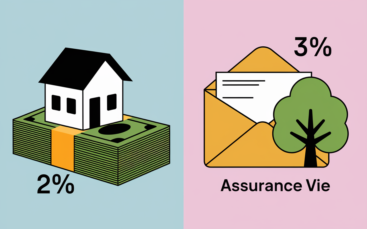 pel ou assurance vie maison enveloppe chiffres