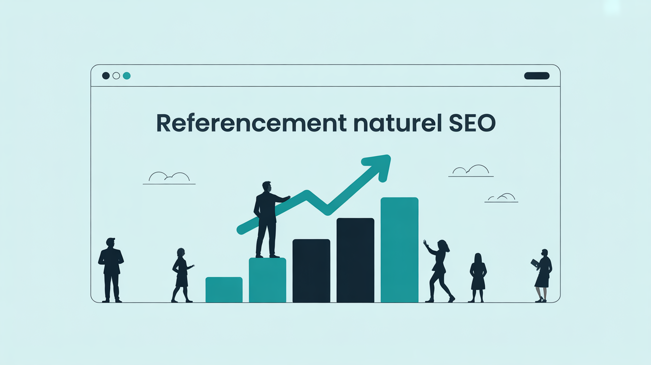 illustration referencement naturel seo graphique optimise
