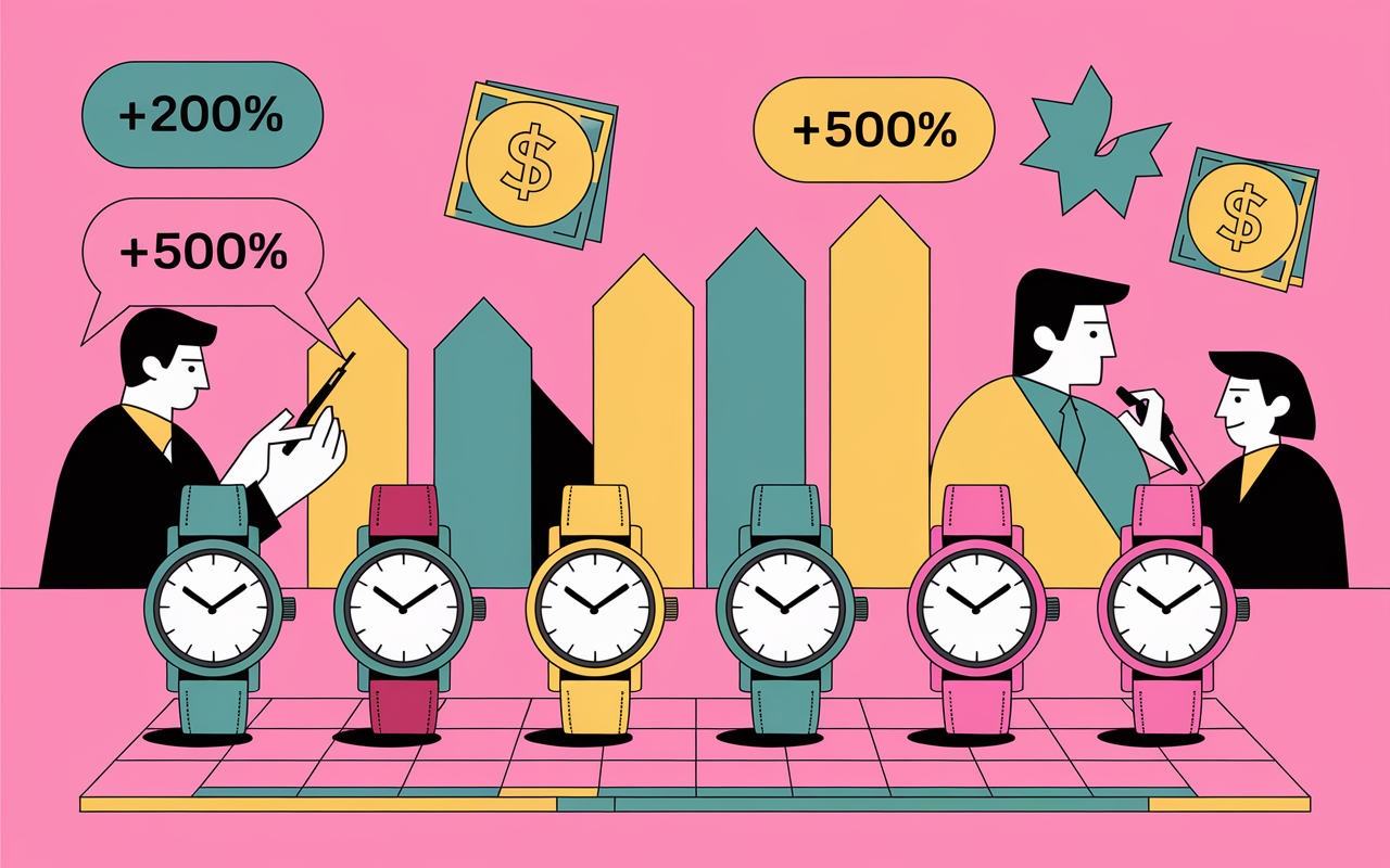 Investir dans une montre tableau retour
