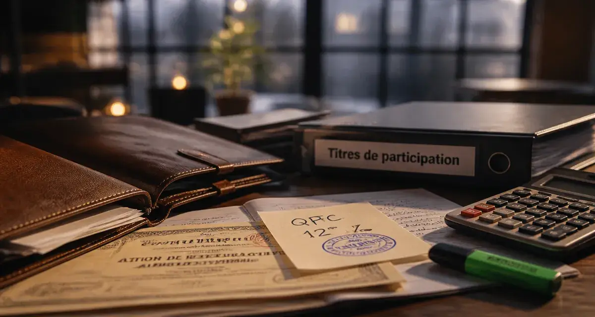 Titres de participation QPFC 12% : critères pour sécuriser la fiscalité