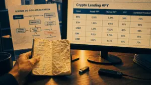 Crypto lending : revenus passifs sur actifs numériques