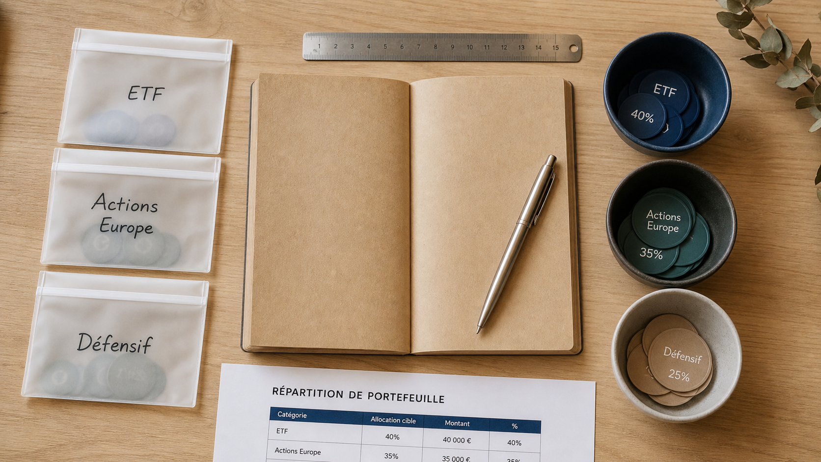 Exemple portefeuille PEA : 3 allocations pour débuter