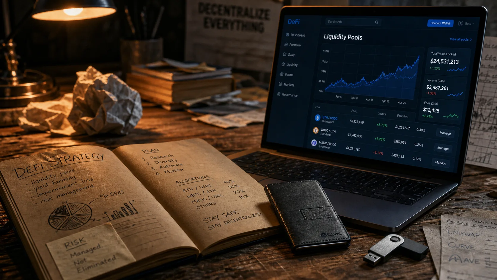 Farm crypto : rendement et risque réel dans les pools de liquidité