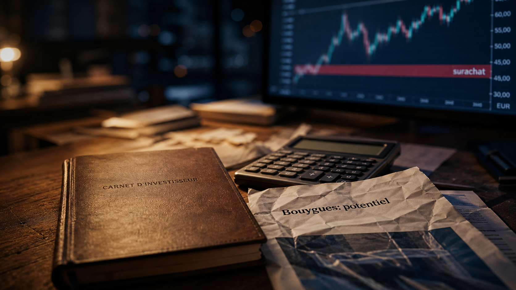 Faut il acheter des actions bouygues : graphique de bourse et décision d’investissement