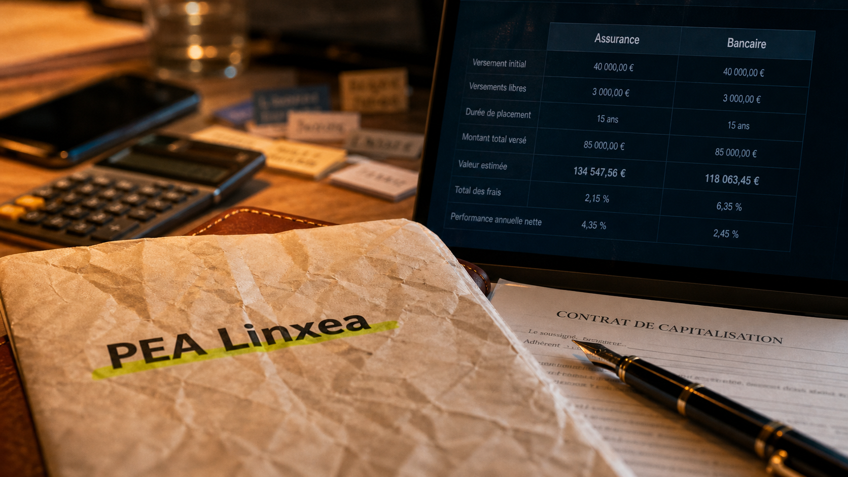 Linxea PEA : assurance ou bancaire, frais et supports à vérifier