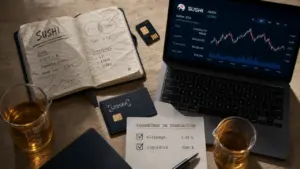 Sushi crypto : SushiSwap, token SUSHI et risques DeFi