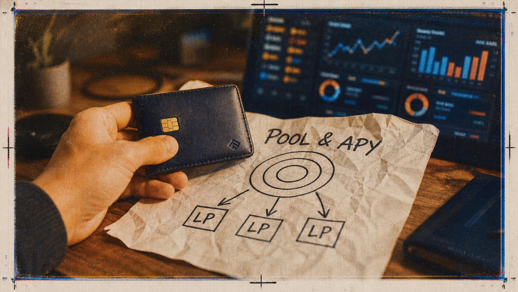 Yield farming : pools de liquidité et APY, perte impermanente