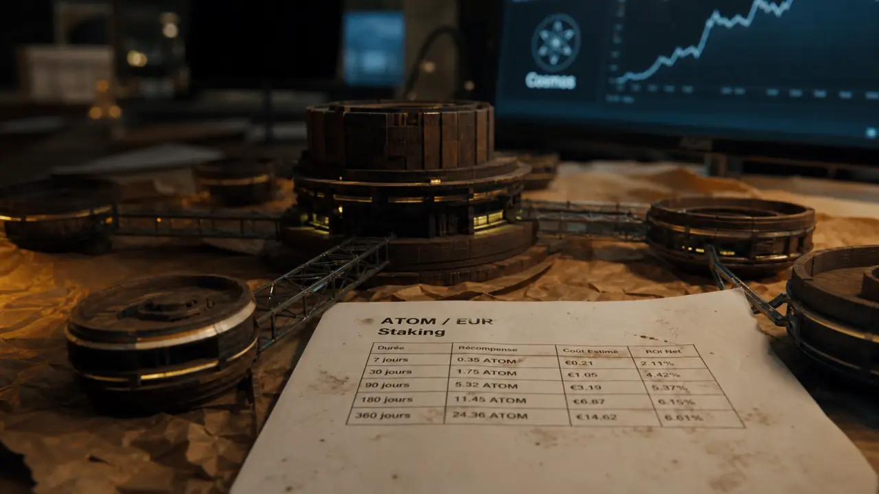 Crypto atom Cosmos : interopérabilité, staking et signaux à surveiller