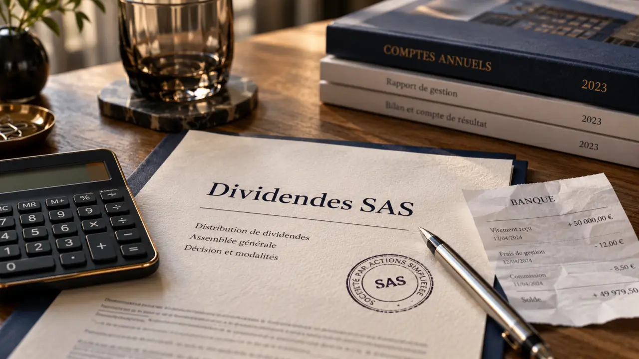 Dividendes et SAS : calcul du bénéfice distribuable sur trésorerie
