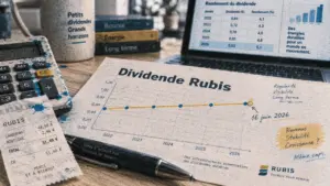 Dividendes Rubis : rendement 5,96 %, calcul et date 16 juin 2026