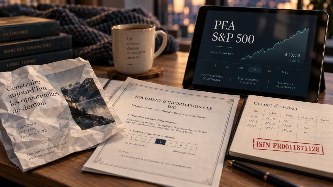 Lyxor PEA S&P 500 devenu Amundi, même ISIN (FR0011871128)