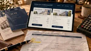 scpi bursorama: fee and risk table after 180 €